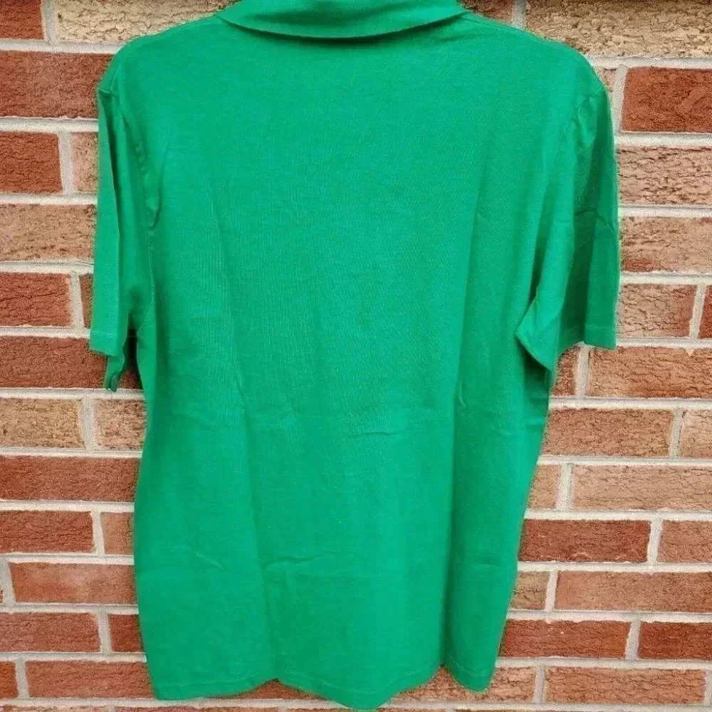 Vintage Michigan State Spartans Polo Shirt Men's Size Large Made in USA - Picture 6 of 8